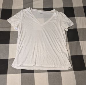 Vince white V-neck tee